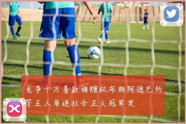 竞争十万善款捐赠权布朗阿德巴约等五人角逐社会正义冠军奖